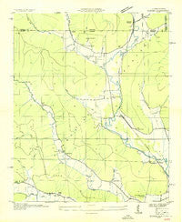 Eureka Alabama Historical topographic map, 1:24000 scale, 7.5 X 7.5 Minute, Year 1936