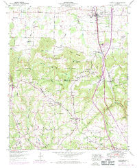 Falkville Alabama Historical topographic map, 1:24000 scale, 7.5 X 7.5 Minute, Year 1949
