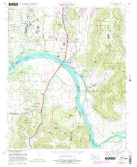 Farley Alabama Historical topographic map, 1:24000 scale, 7.5 X 7.5 Minute, Year 1964