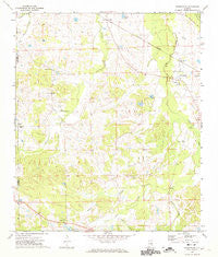 Fitzpatrick Alabama Historical topographic map, 1:24000 scale, 7.5 X 7.5 Minute, Year 1971