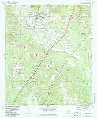 Fort Deposit Alabama Historical topographic map, 1:24000 scale, 7.5 X 7.5 Minute, Year 1971