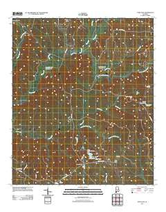 Fort Dale Alabama Historical topographic map, 1:24000 scale, 7.5 X 7.5 Minute, Year 2011