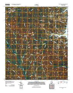 Fort Gaines NW Alabama Historical topographic map, 1:24000 scale, 7.5 X 7.5 Minute, Year 2011