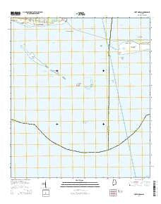 Fort Morgan Alabama Current topographic map, 1:24000 scale, 7.5 X 7.5 Minute, Year 2014