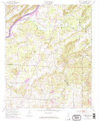 Francis Mill Alabama Historical topographic map, 1:24000 scale, 7.5 X 7.5 Minute, Year 1947