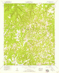 Frankfort Alabama Historical topographic map, 1:24000 scale, 7.5 X 7.5 Minute, Year 1957