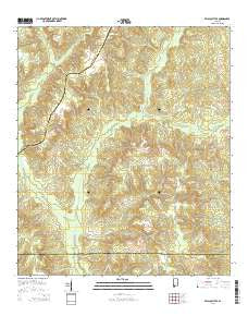Frisco City SE Alabama Current topographic map, 1:24000 scale, 7.5 X 7.5 Minute, Year 2014