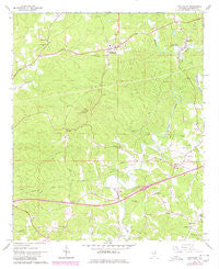 Fruithurst Alabama Historical topographic map, 1:24000 scale, 7.5 X 7.5 Minute, Year 1966