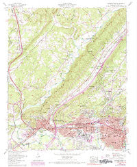 Gadsden West Alabama Historical topographic map, 1:24000 scale, 7.5 X 7.5 Minute, Year 1959