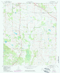 Gallion Alabama Historical topographic map, 1:24000 scale, 7.5 X 7.5 Minute, Year 1968