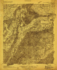 Gantts Quarry Alabama Historical topographic map, 1:48000 scale, 15 X 15 Minute, Year 1915