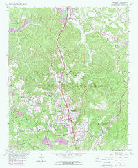 Gardendale Alabama Historical topographic map, 1:24000 scale, 7.5 X 7.5 Minute, Year 1959