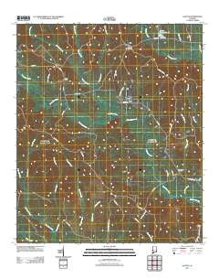 Gaston Alabama Historical topographic map, 1:24000 scale, 7.5 X 7.5 Minute, Year 2011