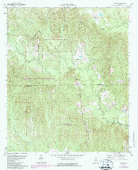 Gaston Alabama Historical topographic map, 1:24000 scale, 7.5 X 7.5 Minute, Year 1971