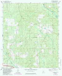 Gateswood Alabama Historical topographic map, 1:24000 scale, 7.5 X 7.5 Minute, Year 1978