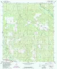 Gateswood Alabama Historical topographic map, 1:24000 scale, 7.5 X 7.5 Minute, Year 1978