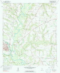 Geneva East Alabama Historical topographic map, 1:24000 scale, 7.5 X 7.5 Minute, Year 1957