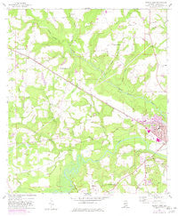 Geneva West Alabama Historical topographic map, 1:24000 scale, 7.5 X 7.5 Minute, Year 1957