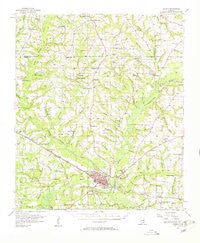 Geneva Alabama Historical topographic map, 1:62500 scale, 15 X 15 Minute, Year 1957