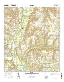 Geneva East Alabama Current topographic map, 1:24000 scale, 7.5 X 7.5 Minute, Year 2014