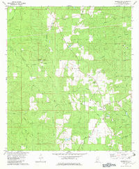 Georgetown Alabama Historical topographic map, 1:24000 scale, 7.5 X 7.5 Minute, Year 1982