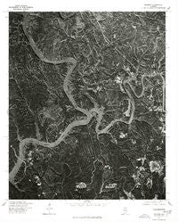 Gilmore Alabama Historical topographic map, 1:24000 scale, 7.5 X 7.5 Minute, Year 1975