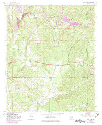 Glen Allen Alabama Historical topographic map, 1:24000 scale, 7.5 X 7.5 Minute, Year 1967
