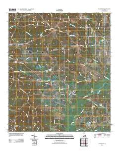Glenwood Alabama Historical topographic map, 1:24000 scale, 7.5 X 7.5 Minute, Year 2011