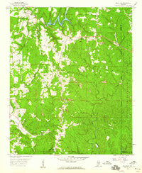 Gold Mine Alabama Historical topographic map, 1:24000 scale, 7.5 X 7.5 Minute, Year 1958