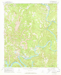 Goodsprings Alabama Historical topographic map, 1:24000 scale, 7.5 X 7.5 Minute, Year 1971