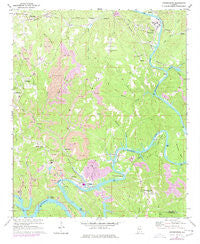 Goodsprings Alabama Historical topographic map, 1:24000 scale, 7.5 X 7.5 Minute, Year 1971