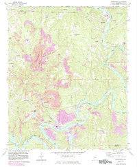 Goodsprings Alabama Historical topographic map, 1:24000 scale, 7.5 X 7.5 Minute, Year 1971