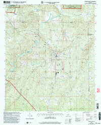 Goodwater Alabama Historical topographic map, 1:24000 scale, 7.5 X 7.5 Minute, Year 2001