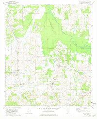 Gordonsville Alabama Historical topographic map, 1:24000 scale, 7.5 X 7.5 Minute, Year 1981