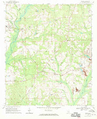 Goshen Alabama Historical topographic map, 1:24000 scale, 7.5 X 7.5 Minute, Year 1968