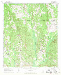 Grady Alabama Historical topographic map, 1:24000 scale, 7.5 X 7.5 Minute, Year 1968