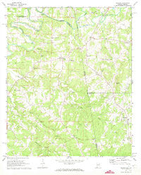 Graham Alabama Historical topographic map, 1:24000 scale, 7.5 X 7.5 Minute, Year 1969