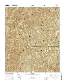 Grayson Alabama Current topographic map, 1:24000 scale, 7.5 X 7.5 Minute, Year 2014
