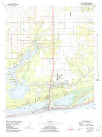 Gulf Shores Alabama Historical topographic map, 1:24000 scale, 7.5 X 7.5 Minute, Year 1980