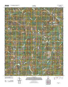 Hacoda Alabama Historical topographic map, 1:24000 scale, 7.5 X 7.5 Minute, Year 2011