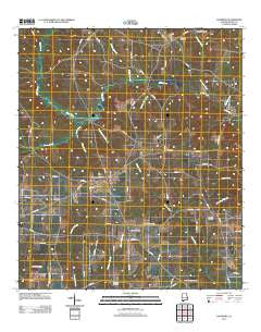 Haleburg Alabama Historical topographic map, 1:24000 scale, 7.5 X 7.5 Minute, Year 2011