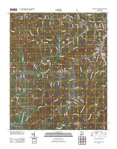Haleyville West Alabama Historical topographic map, 1:24000 scale, 7.5 X 7.5 Minute, Year 2011
