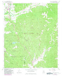 Hamilton SW Alabama Historical topographic map, 1:24000 scale, 7.5 X 7.5 Minute, Year 1967