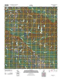 Hardaway Alabama Historical topographic map, 1:24000 scale, 7.5 X 7.5 Minute, Year 2011
