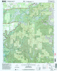 Harrisburg Alabama Historical topographic map, 1:24000 scale, 7.5 X 7.5 Minute, Year 2002