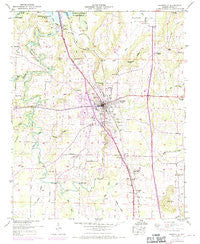 Hartselle Alabama Historical topographic map, 1:24000 scale, 7.5 X 7.5 Minute, Year 1949