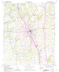 Hartselle Alabama Historical topographic map, 1:24000 scale, 7.5 X 7.5 Minute, Year 1949