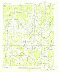 Hatton Alabama Historical topographic map, 1:24000 scale, 7.5 X 7.5 Minute, Year 1936