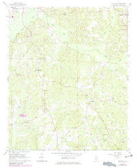 Hightogy Alabama Historical topographic map, 1:24000 scale, 7.5 X 7.5 Minute, Year 1967