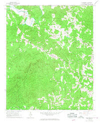 Hightower Alabama Historical topographic map, 1:24000 scale, 7.5 X 7.5 Minute, Year 1966